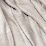 Light Gray tone Jacquard Woven Inflight Throw