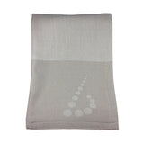 Light Gray tone Jacquard Woven Inflight Throw